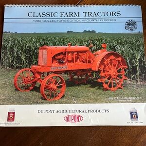 Classic Farm Tractors 1993 Collector's Edition Wall Calendar - Fourth In Series